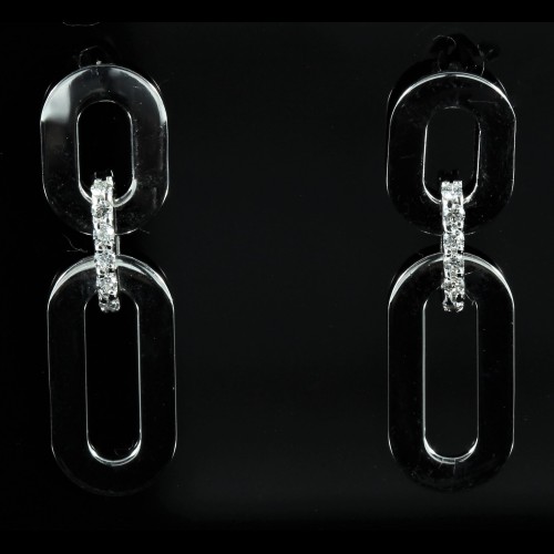 Boucles d'oreilles diamants