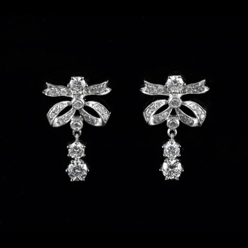 Boucles d'oreilles diamants