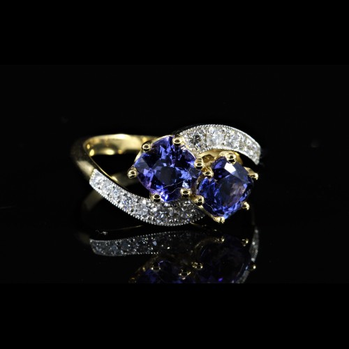 Bague Tanzanites