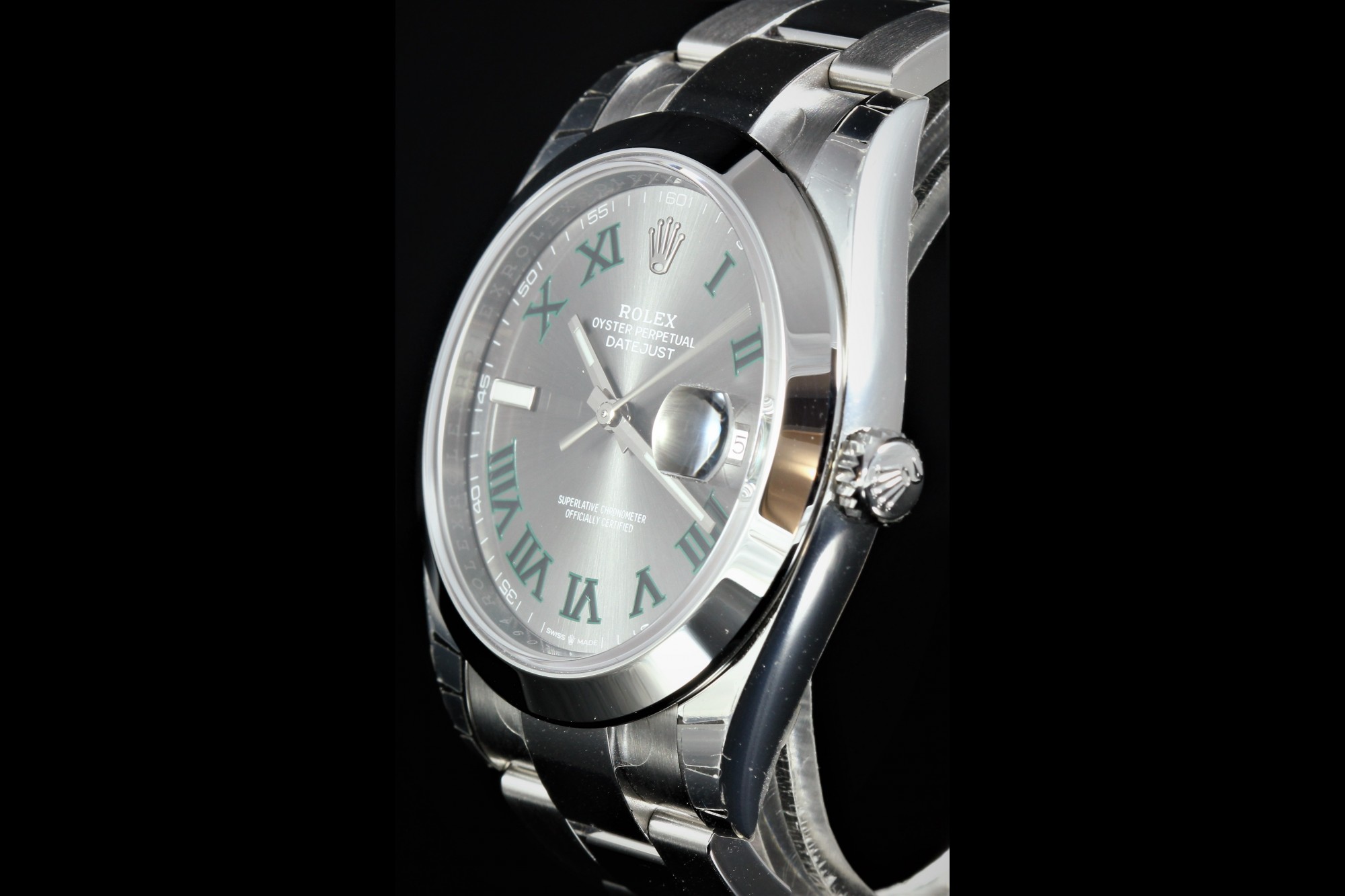 datejust 41 wimbledon oyster