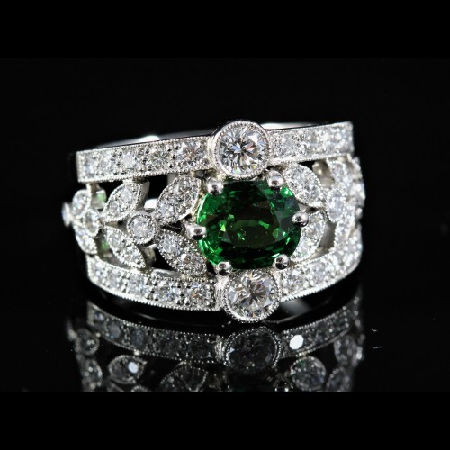 Bague Tsavorite