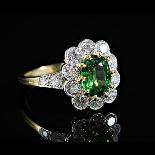 Bague Tsavorite