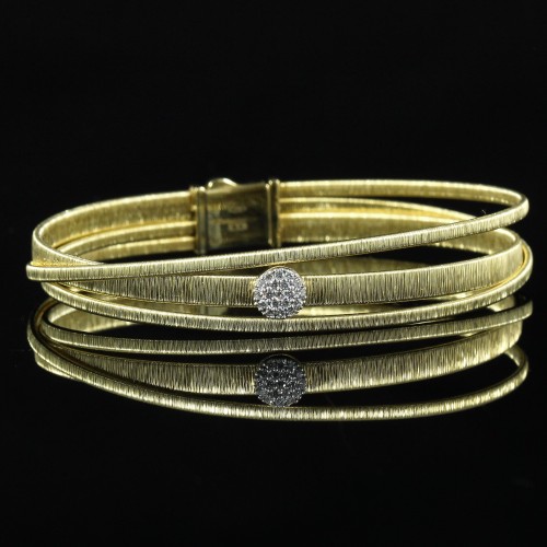 Bracelet or  et diamants