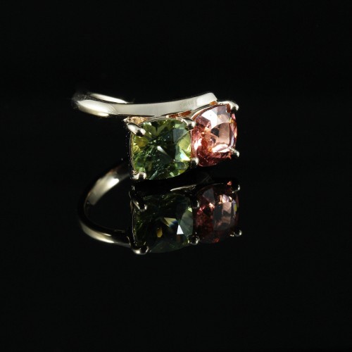 Bague tourmalines