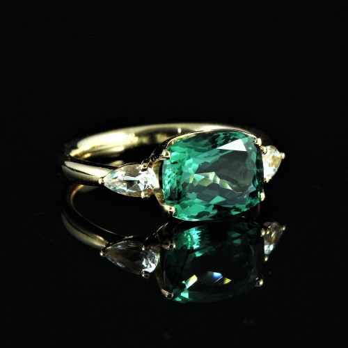 Bague quartz vert