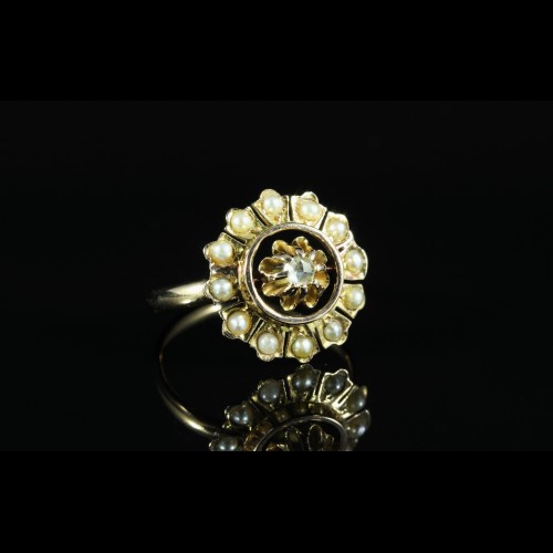 Bague perles