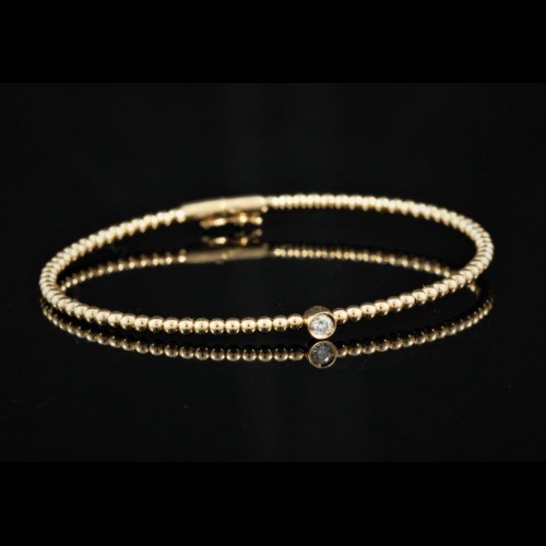 Bracelet or rose diamant