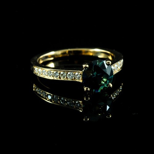 Bague Saphir Teal