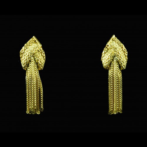 Boucles d’oreilles en or jaune