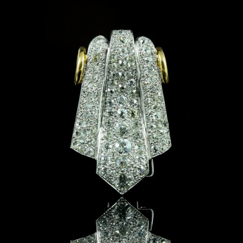 Broche diamants