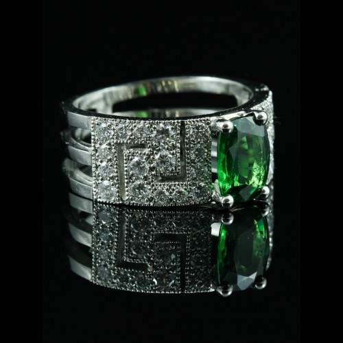 Bague Tsavorite